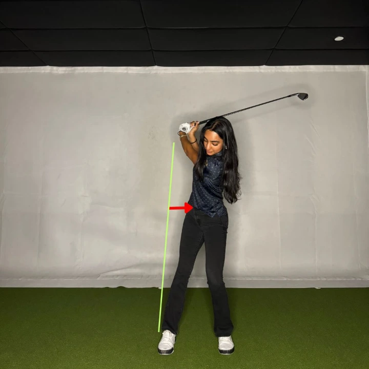 Golf lateral move
